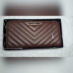 ALDO Elegant Brown Quilted Wallet